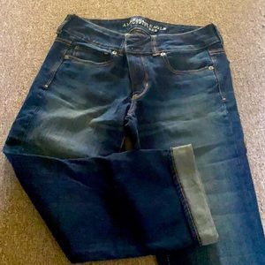 American eagle super stretch artist crops